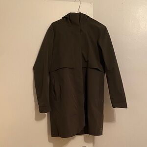 MEC Dark Olive rain coat for Women